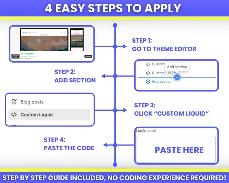 60+ Premium Shopify Custom Liquid Snippets Pack