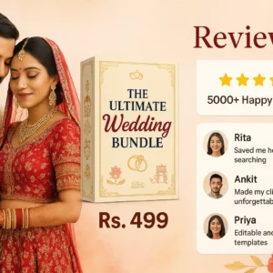 The Ultimate Wedding Bundle - 5000+ Premium Templates, Cards & Resources